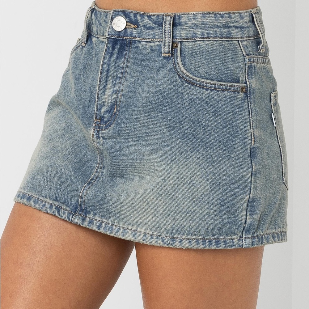 Denim Mini Skirt